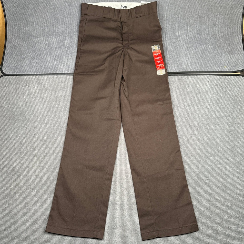 Dickies 874 Original Fit Work Pants Y2k 30x32 Dark Brown NWT